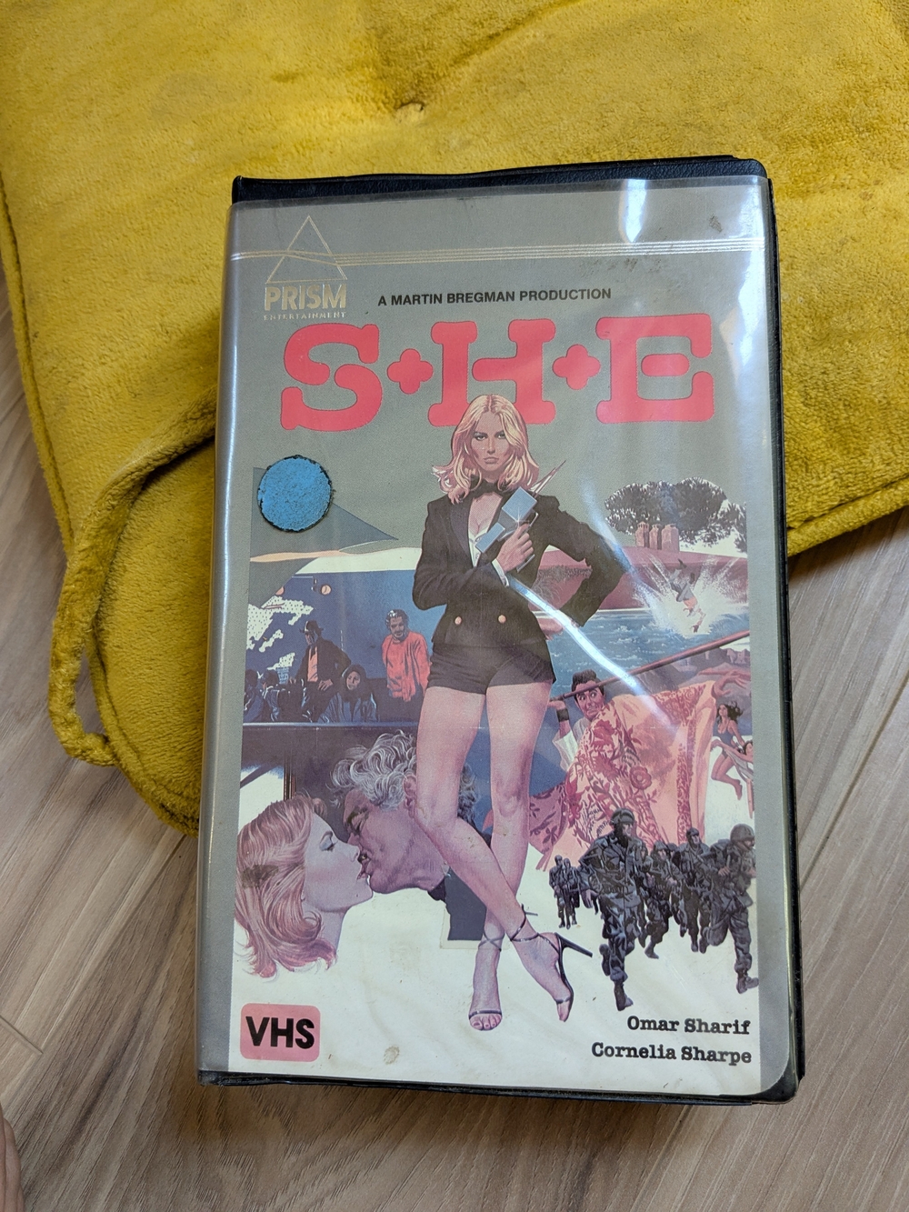 S*H*E Vintage VHS Movie — 1979 Hard-shell Case